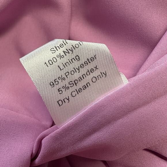 Rachel Parcell Pink Cap Sleeve Lace Sheath Dress Back Zip Womens Size 10 - Picture 11 of 11